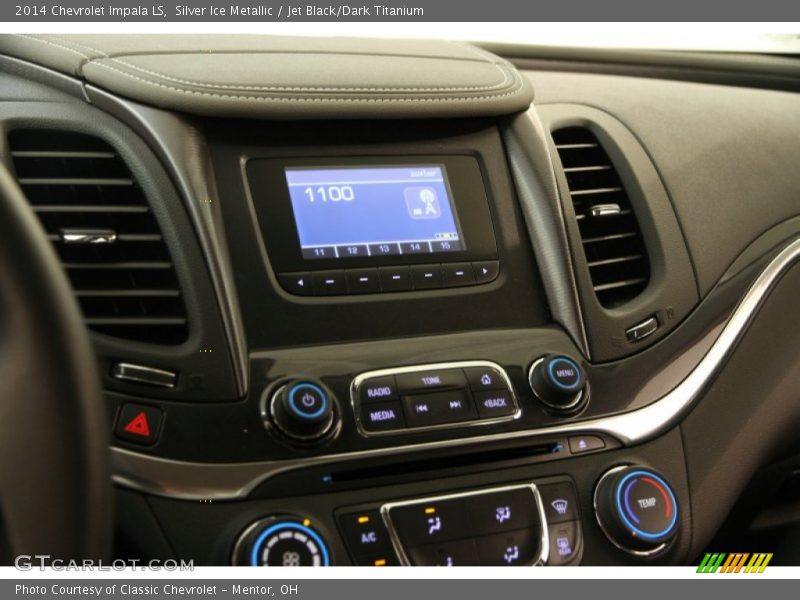 Silver Ice Metallic / Jet Black/Dark Titanium 2014 Chevrolet Impala LS
