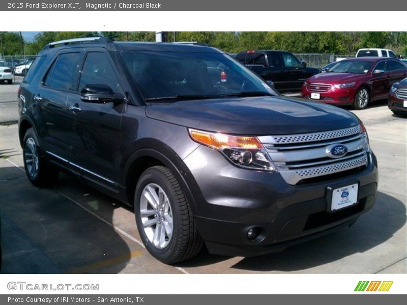 Magnetic / Charcoal Black 2015 Ford Explorer XLT
