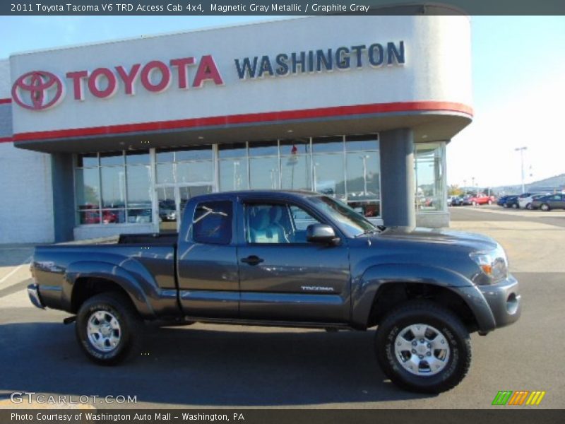 Magnetic Gray Metallic / Graphite Gray 2011 Toyota Tacoma V6 TRD Access Cab 4x4