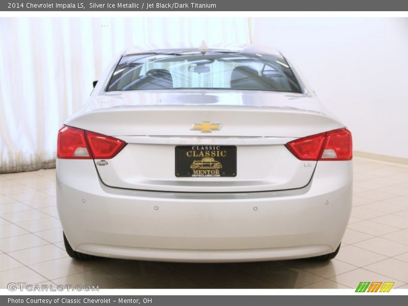 Silver Ice Metallic / Jet Black/Dark Titanium 2014 Chevrolet Impala LS