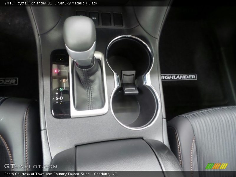 Silver Sky Metallic / Black 2015 Toyota Highlander LE
