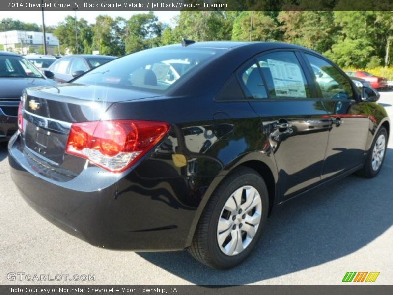 Black Granite Metallic / Jet Black/Medium Titanium 2014 Chevrolet Cruze LS