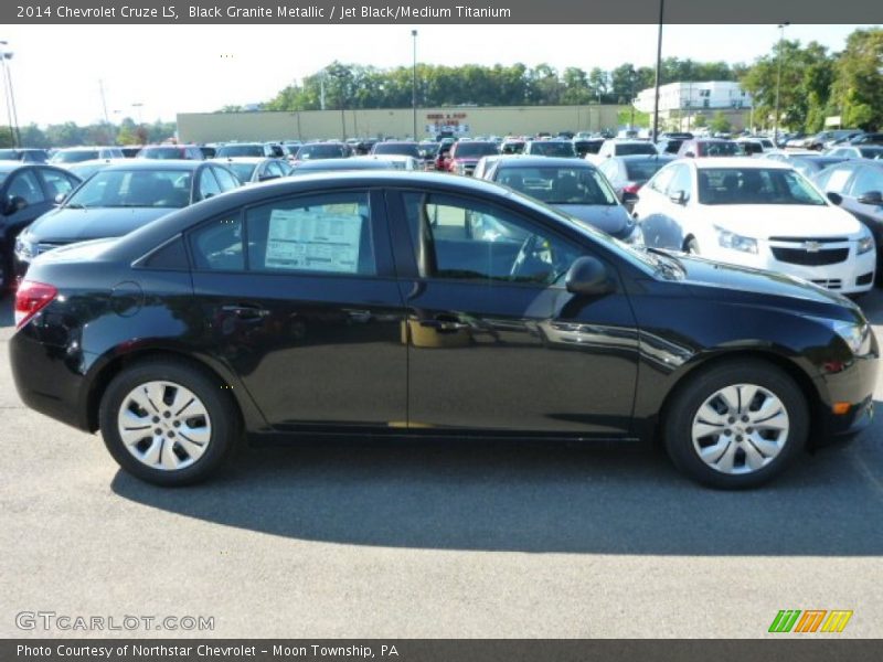 Black Granite Metallic / Jet Black/Medium Titanium 2014 Chevrolet Cruze LS