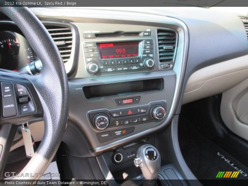 Spicy Red / Beige 2012 Kia Optima LX
