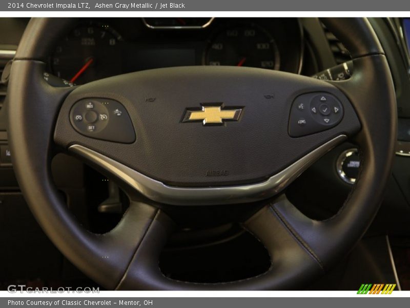 Ashen Gray Metallic / Jet Black 2014 Chevrolet Impala LTZ