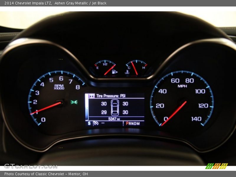 Ashen Gray Metallic / Jet Black 2014 Chevrolet Impala LTZ