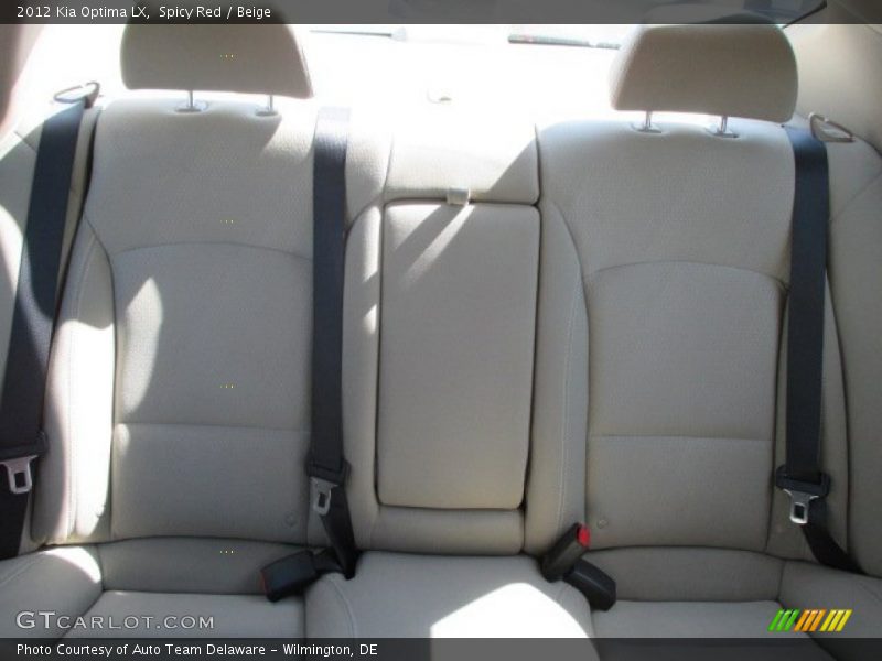 Spicy Red / Beige 2012 Kia Optima LX