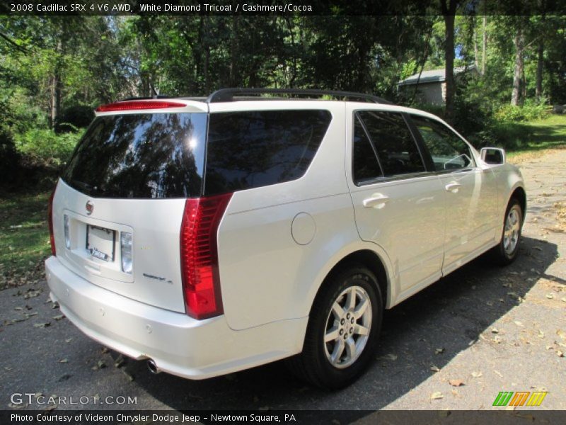 White Diamond Tricoat / Cashmere/Cocoa 2008 Cadillac SRX 4 V6 AWD