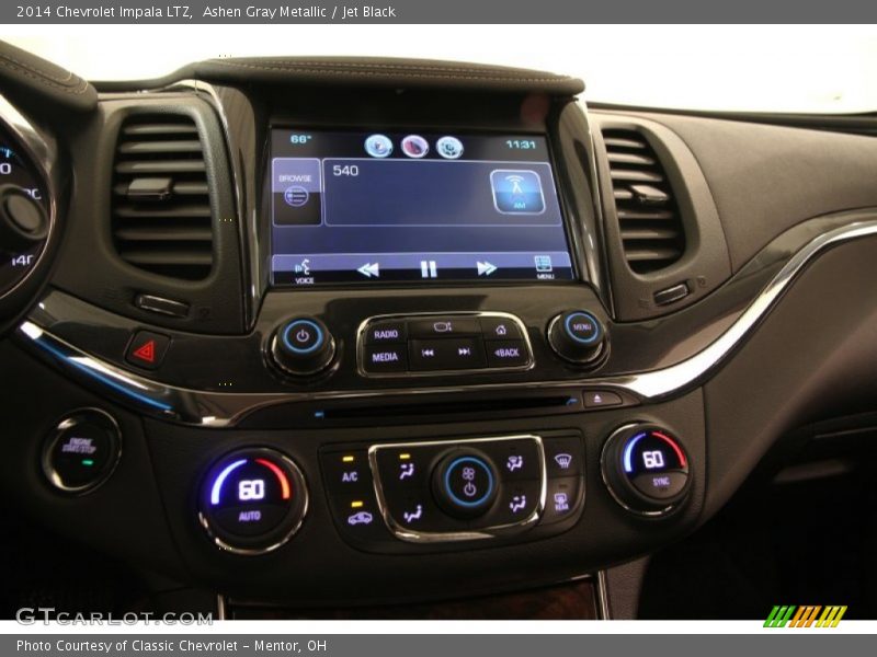 Ashen Gray Metallic / Jet Black 2014 Chevrolet Impala LTZ