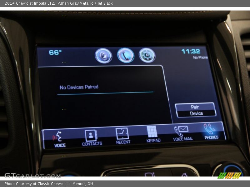 Ashen Gray Metallic / Jet Black 2014 Chevrolet Impala LTZ