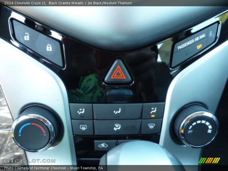 Black Granite Metallic / Jet Black/Medium Titanium 2014 Chevrolet Cruze LS