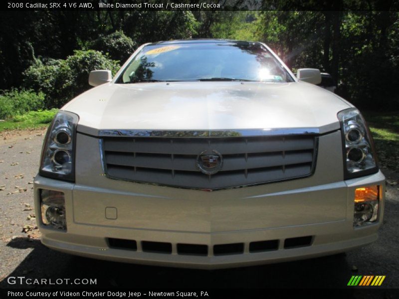 White Diamond Tricoat / Cashmere/Cocoa 2008 Cadillac SRX 4 V6 AWD