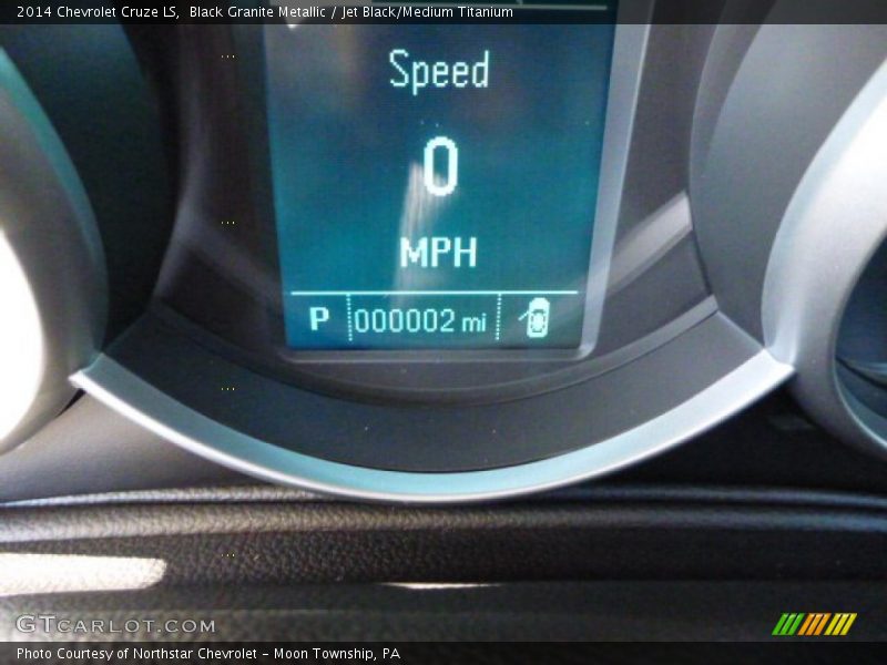 Black Granite Metallic / Jet Black/Medium Titanium 2014 Chevrolet Cruze LS