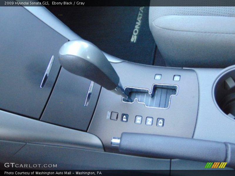 Ebony Black / Gray 2009 Hyundai Sonata GLS