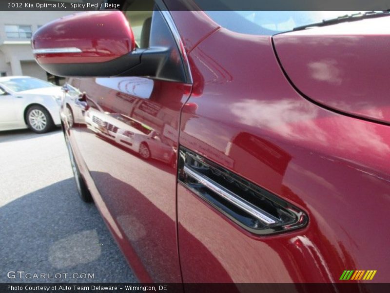 Spicy Red / Beige 2012 Kia Optima LX