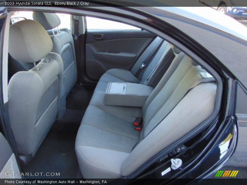 Ebony Black / Gray 2009 Hyundai Sonata GLS