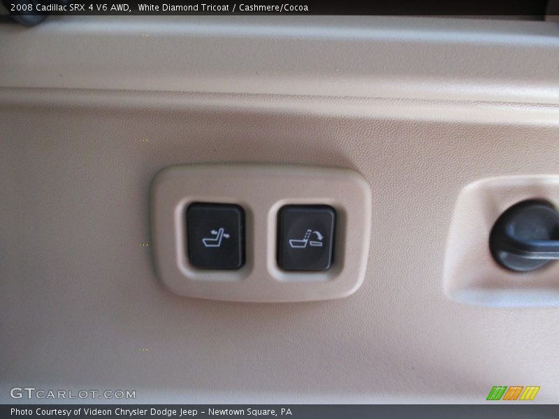 White Diamond Tricoat / Cashmere/Cocoa 2008 Cadillac SRX 4 V6 AWD