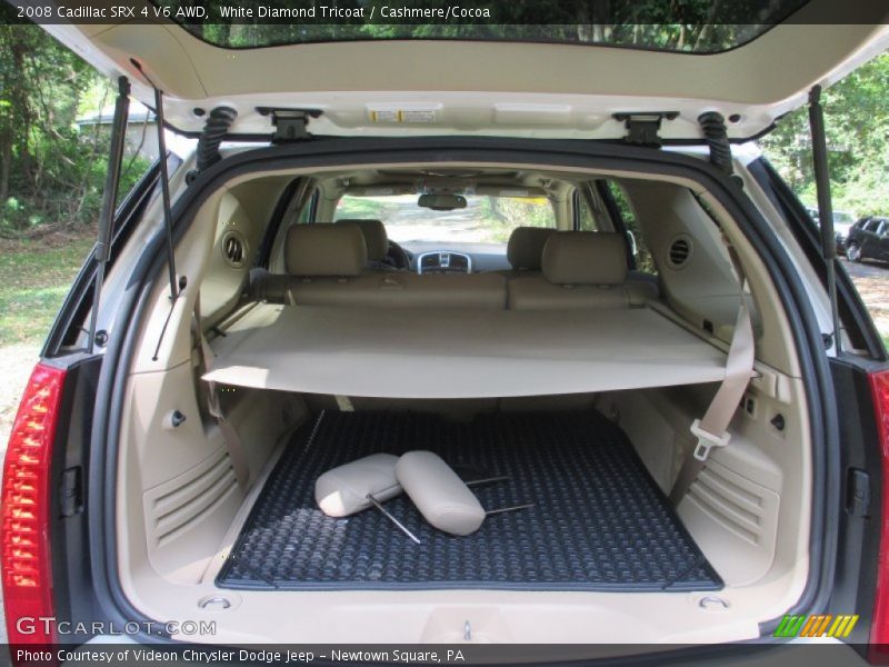 White Diamond Tricoat / Cashmere/Cocoa 2008 Cadillac SRX 4 V6 AWD
