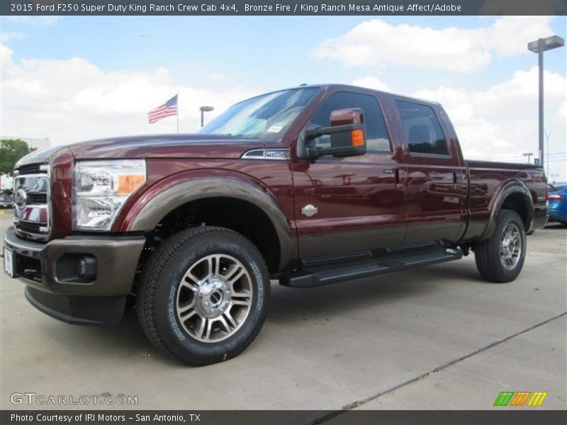 Bronze Fire / King Ranch Mesa Antique Affect/Adobe 2015 Ford F250 Super Duty King Ranch Crew Cab 4x4
