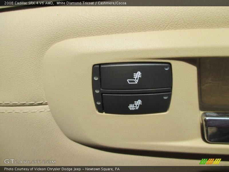 White Diamond Tricoat / Cashmere/Cocoa 2008 Cadillac SRX 4 V6 AWD