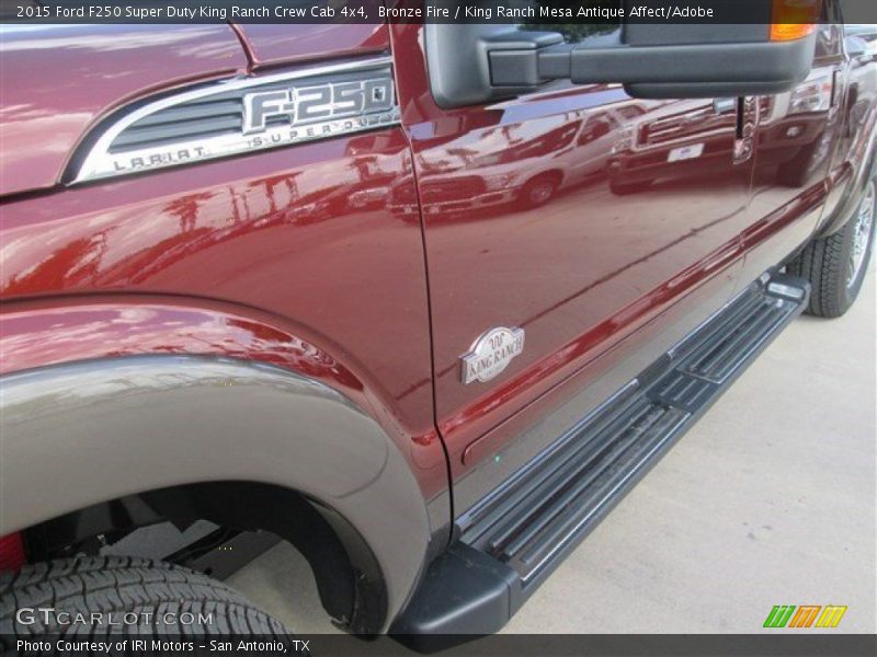 Bronze Fire / King Ranch Mesa Antique Affect/Adobe 2015 Ford F250 Super Duty King Ranch Crew Cab 4x4