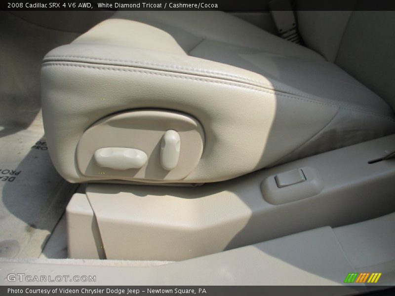 White Diamond Tricoat / Cashmere/Cocoa 2008 Cadillac SRX 4 V6 AWD