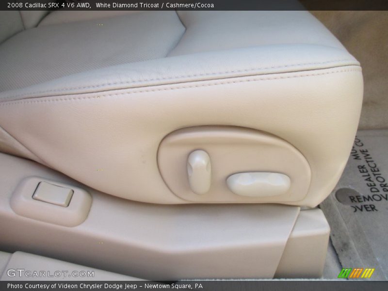 White Diamond Tricoat / Cashmere/Cocoa 2008 Cadillac SRX 4 V6 AWD