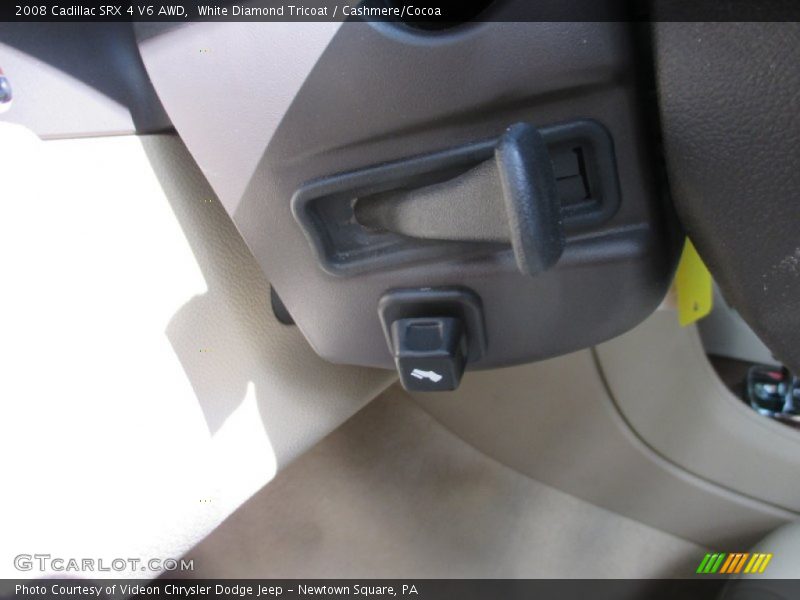 White Diamond Tricoat / Cashmere/Cocoa 2008 Cadillac SRX 4 V6 AWD