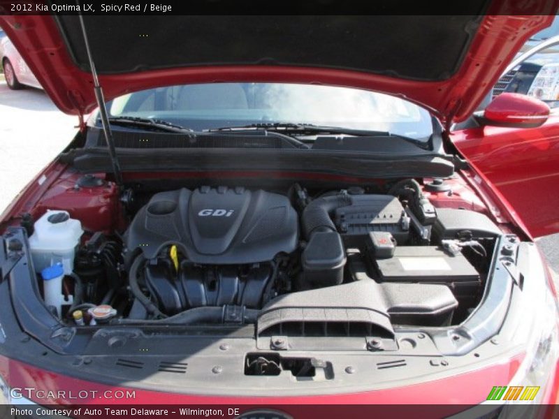 Spicy Red / Beige 2012 Kia Optima LX