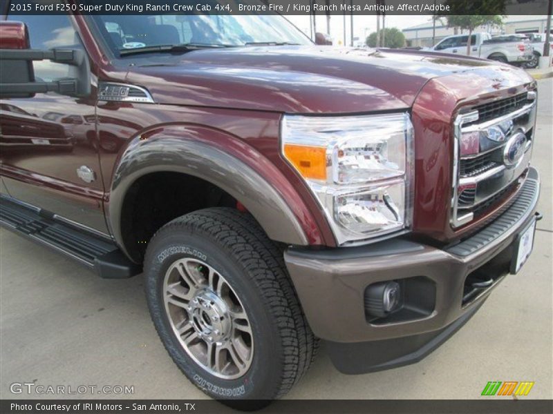 Bronze Fire / King Ranch Mesa Antique Affect/Adobe 2015 Ford F250 Super Duty King Ranch Crew Cab 4x4