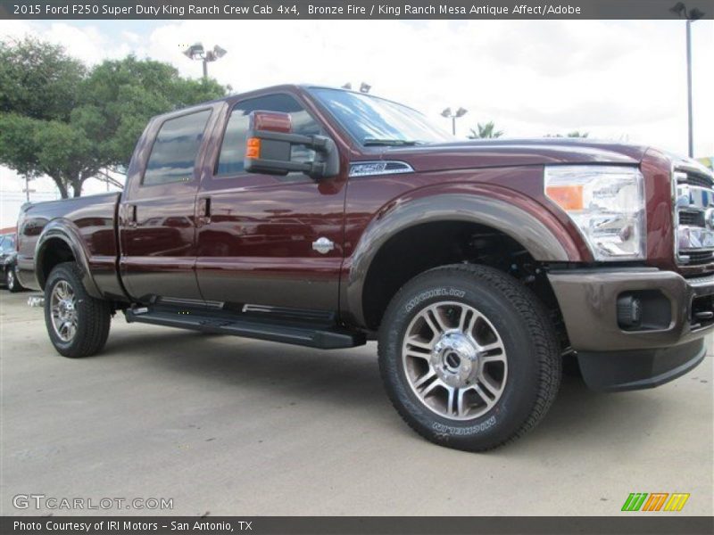Bronze Fire / King Ranch Mesa Antique Affect/Adobe 2015 Ford F250 Super Duty King Ranch Crew Cab 4x4