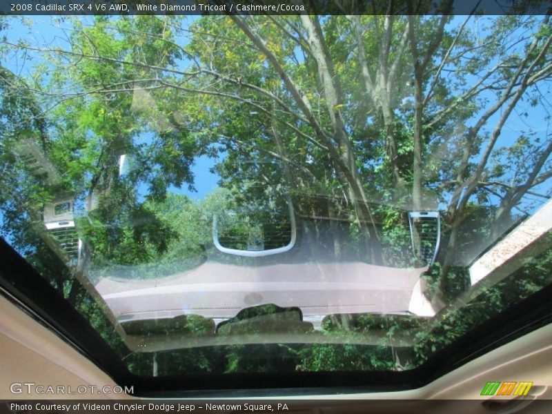 White Diamond Tricoat / Cashmere/Cocoa 2008 Cadillac SRX 4 V6 AWD