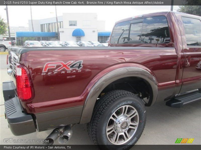 Bronze Fire / King Ranch Mesa Antique Affect/Adobe 2015 Ford F250 Super Duty King Ranch Crew Cab 4x4