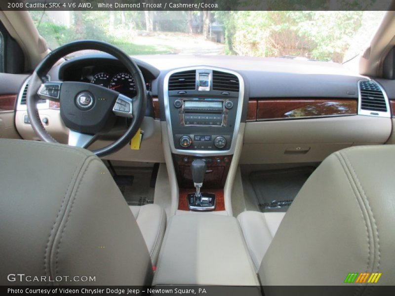White Diamond Tricoat / Cashmere/Cocoa 2008 Cadillac SRX 4 V6 AWD