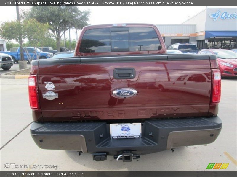 Bronze Fire / King Ranch Mesa Antique Affect/Adobe 2015 Ford F250 Super Duty King Ranch Crew Cab 4x4