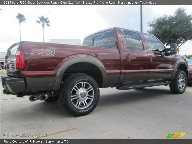 Bronze Fire / King Ranch Mesa Antique Affect/Adobe 2015 Ford F250 Super Duty King Ranch Crew Cab 4x4