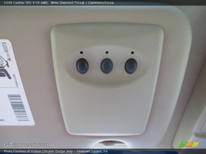 White Diamond Tricoat / Cashmere/Cocoa 2008 Cadillac SRX 4 V6 AWD
