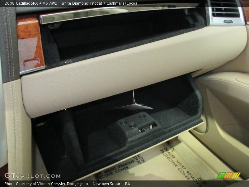 White Diamond Tricoat / Cashmere/Cocoa 2008 Cadillac SRX 4 V6 AWD