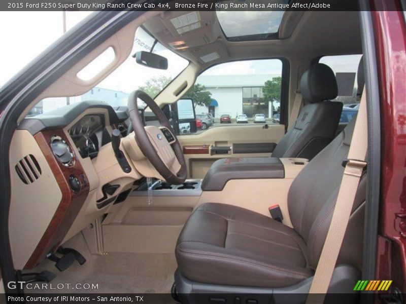 Bronze Fire / King Ranch Mesa Antique Affect/Adobe 2015 Ford F250 Super Duty King Ranch Crew Cab 4x4