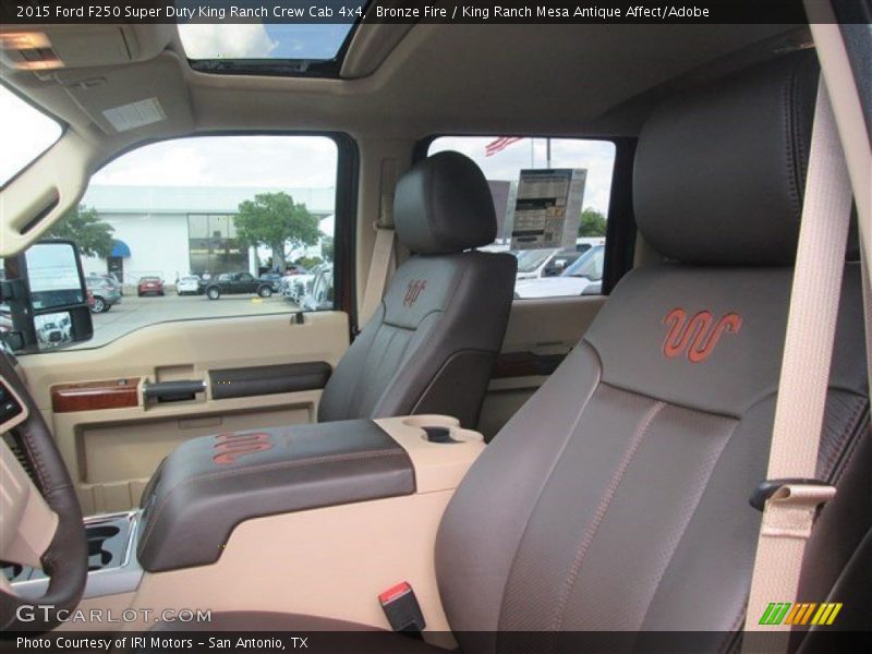 Bronze Fire / King Ranch Mesa Antique Affect/Adobe 2015 Ford F250 Super Duty King Ranch Crew Cab 4x4