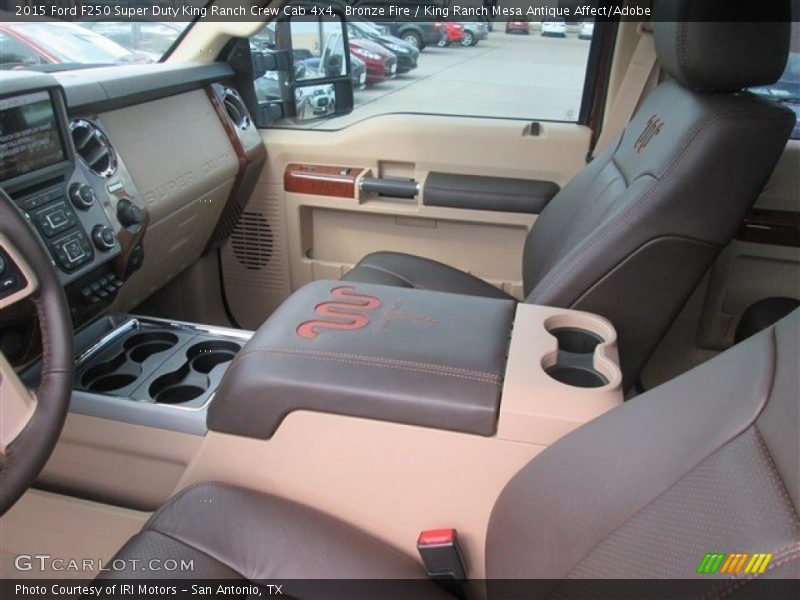Bronze Fire / King Ranch Mesa Antique Affect/Adobe 2015 Ford F250 Super Duty King Ranch Crew Cab 4x4