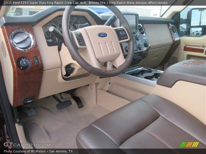 Bronze Fire / King Ranch Mesa Antique Affect/Adobe 2015 Ford F250 Super Duty King Ranch Crew Cab 4x4