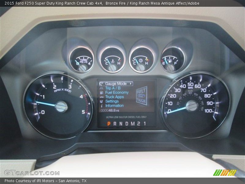 Bronze Fire / King Ranch Mesa Antique Affect/Adobe 2015 Ford F250 Super Duty King Ranch Crew Cab 4x4