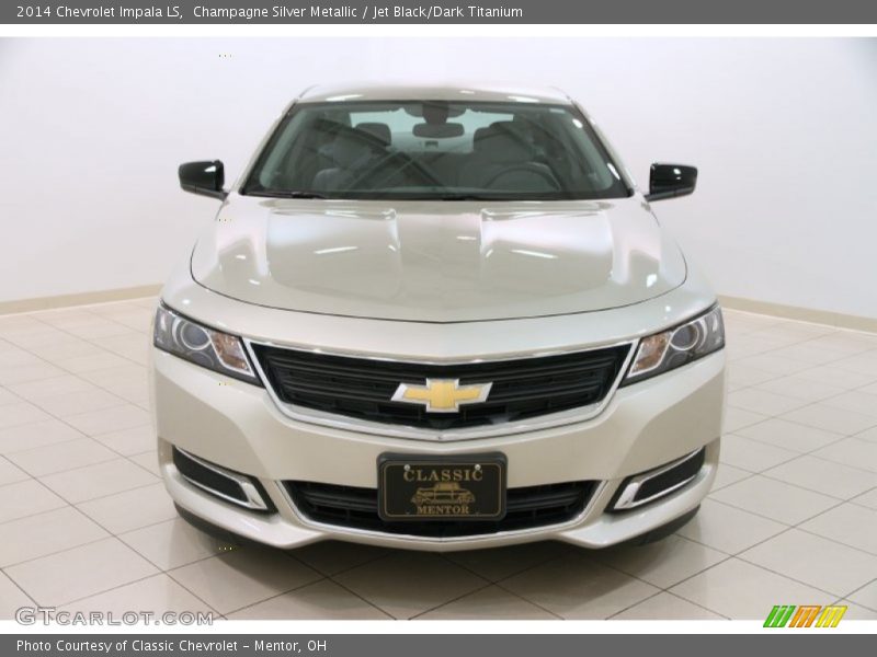 Champagne Silver Metallic / Jet Black/Dark Titanium 2014 Chevrolet Impala LS