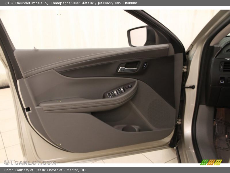 Champagne Silver Metallic / Jet Black/Dark Titanium 2014 Chevrolet Impala LS