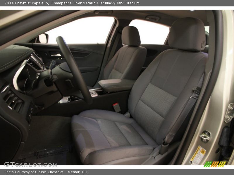 Champagne Silver Metallic / Jet Black/Dark Titanium 2014 Chevrolet Impala LS