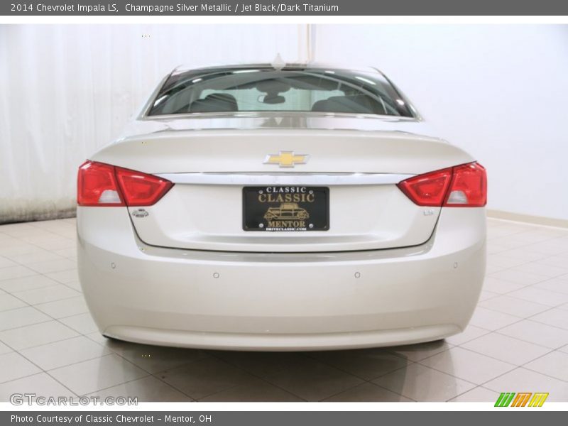 Champagne Silver Metallic / Jet Black/Dark Titanium 2014 Chevrolet Impala LS