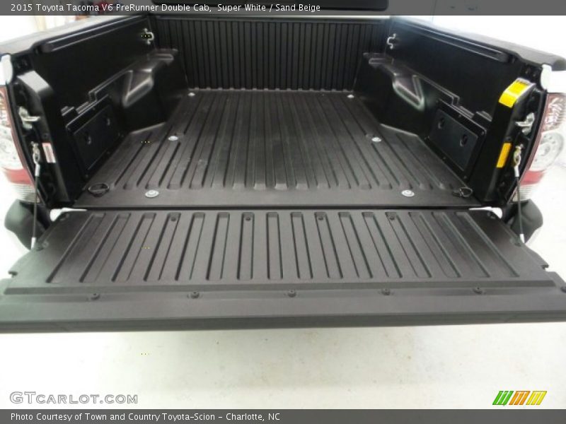 Super White / Sand Beige 2015 Toyota Tacoma V6 PreRunner Double Cab