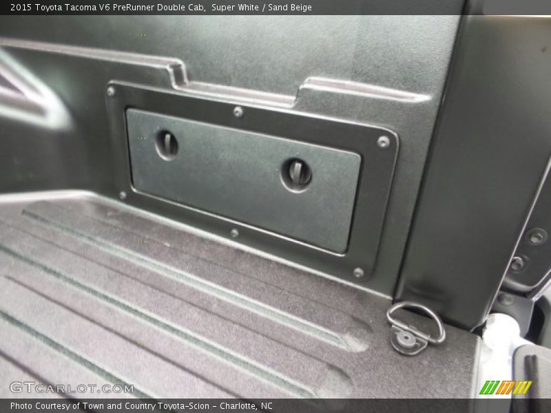 Super White / Sand Beige 2015 Toyota Tacoma V6 PreRunner Double Cab