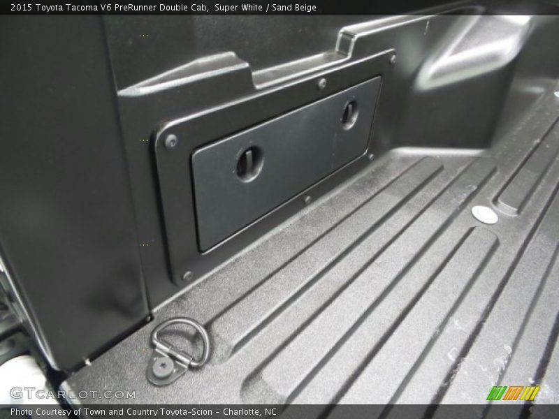 Super White / Sand Beige 2015 Toyota Tacoma V6 PreRunner Double Cab